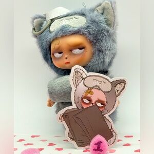 😴💤 Grumpipi Whispers to Dreamland — Fan Fan Figure + Promo Keychain